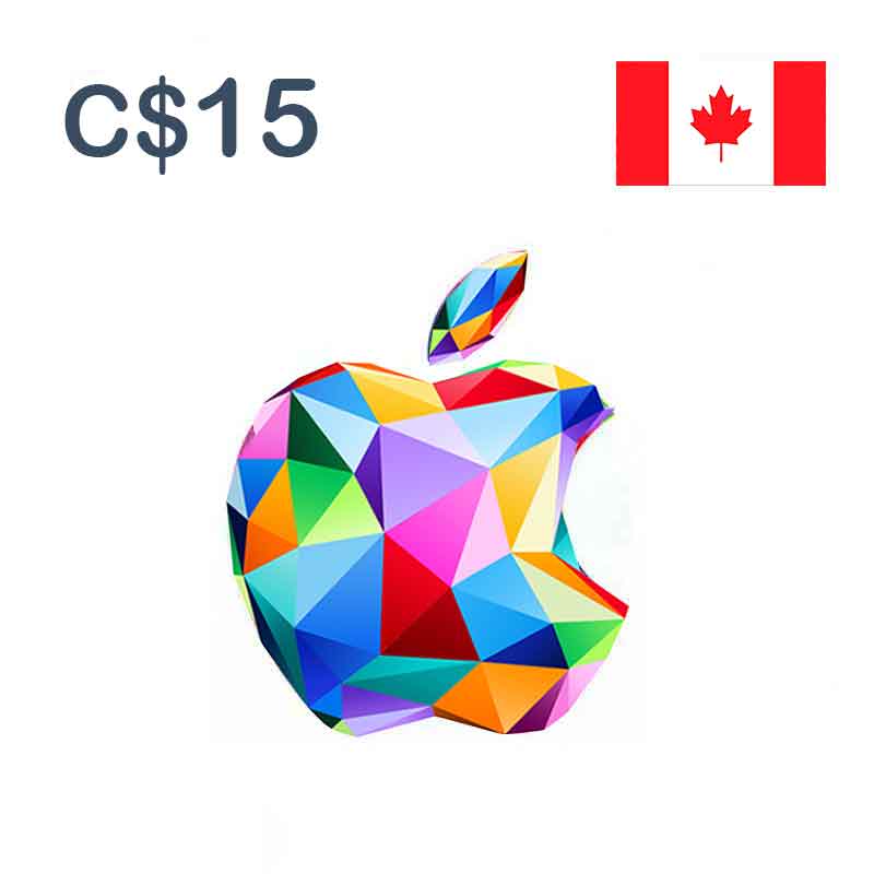 گیفت کارت ۱۵ دلاری اپل کانادا