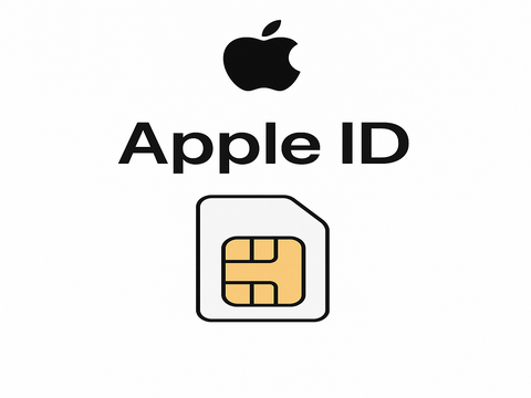 اپل آی دی icloud آمریکا + شماره سیم کارت دائمی ۱ ماهه (قابل تمدید)